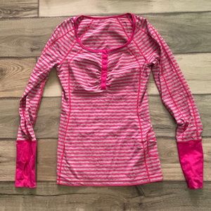 Lulu lemon henley long sleeve shirt